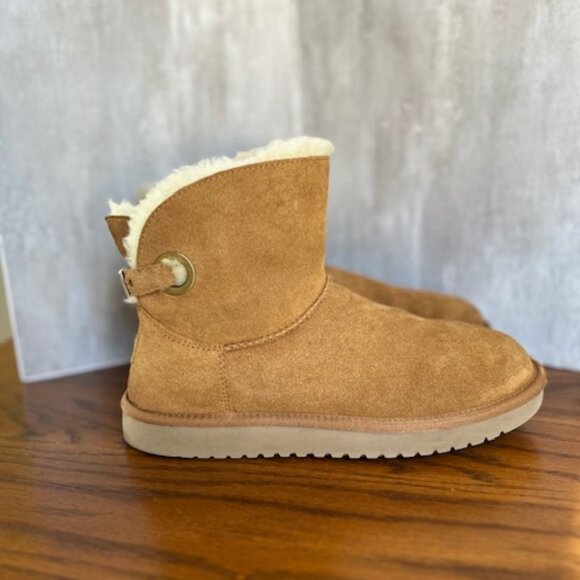 Koolaburra by UGG Remley Mini Boots – Women’s 7 Chestnut Brown - Picture 1 of 12